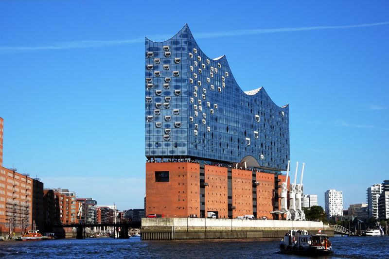 Hamburg Elbphilharmonie mit Westin Hotel
