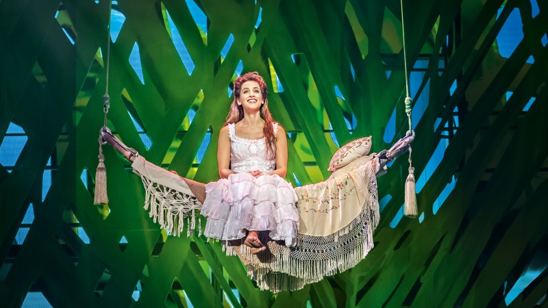 Musical Tarzan Erfahrungen: Jane in einer Hängematte